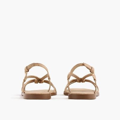 Knotted strappy sandals