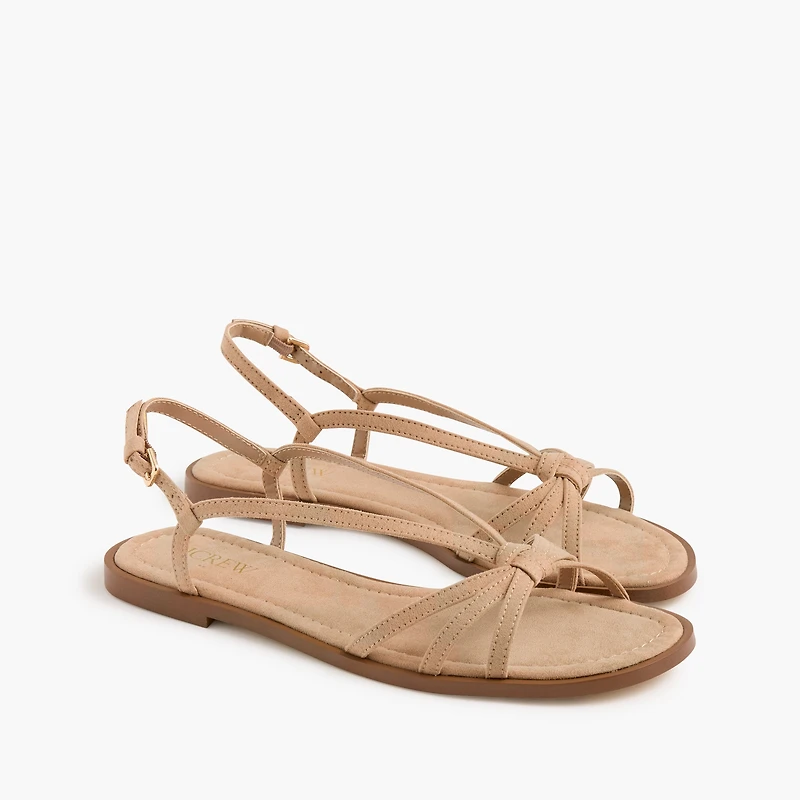 Knotted strappy sandals