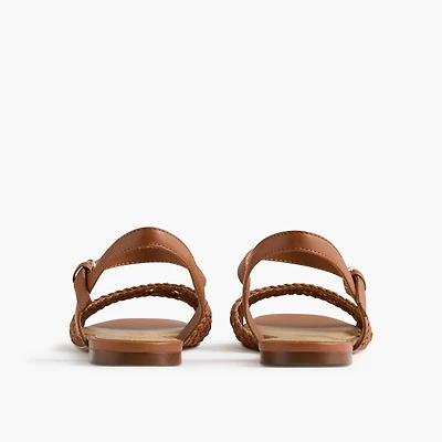 Knotted woven sandals