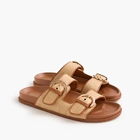 Double-buckle sandals