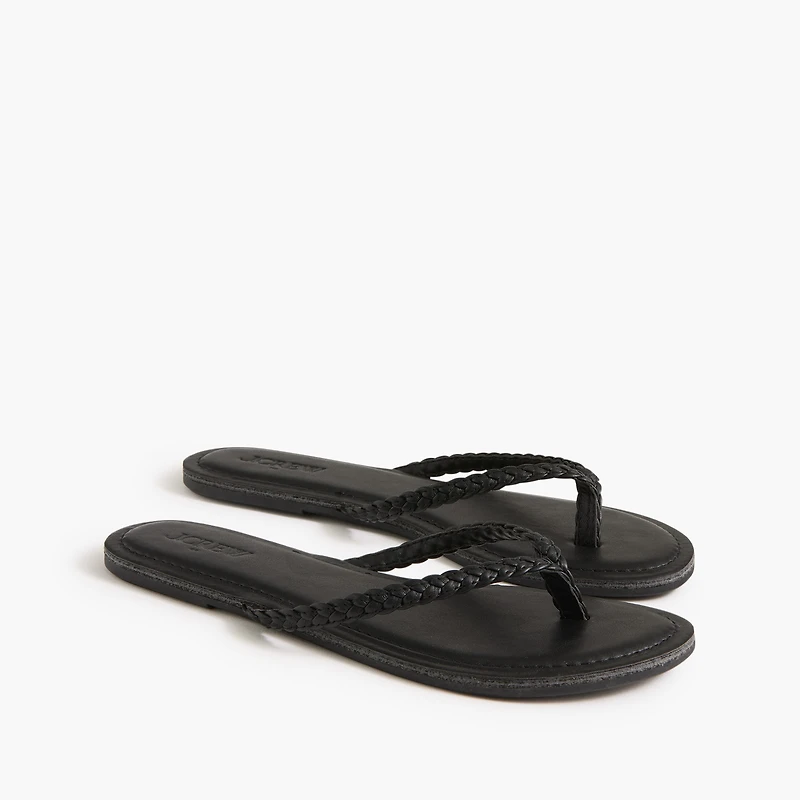 Braided flip-flops
