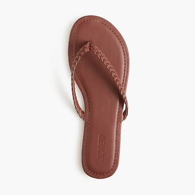 Braided flip-flops