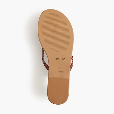 Braided flip-flops