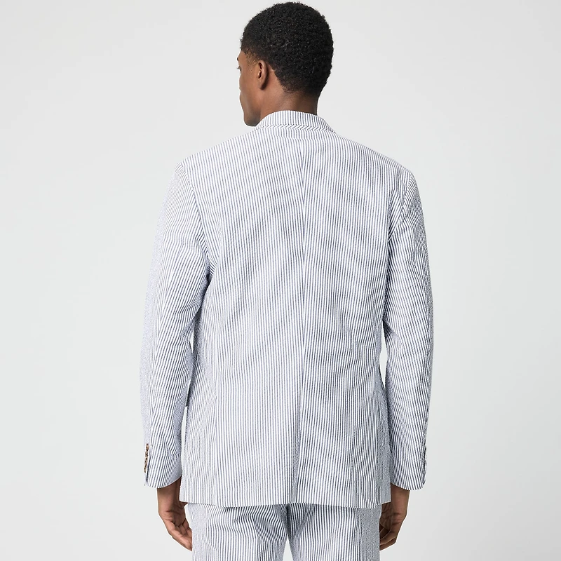 Seersucker suit jacket