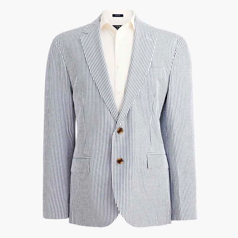 Seersucker suit jacket