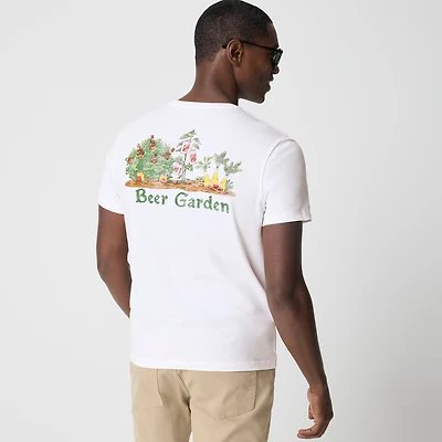 Beer garden graphic tee