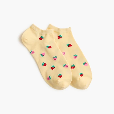 Strawberry ankle socks