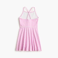 Girls' scallop-hem active dress