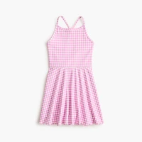 Girls' scallop-hem active dress