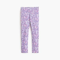 Girls' floral leggings