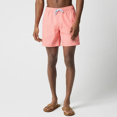 7" compression-lined swim trunk