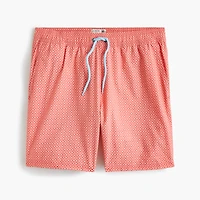 7" compression-lined swim trunk