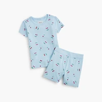 Girls' short-sleeve cherries pajama set