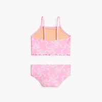Girls' bow tankini set