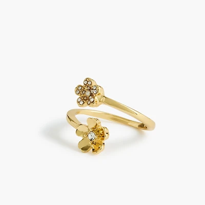 Floral wrap ring
