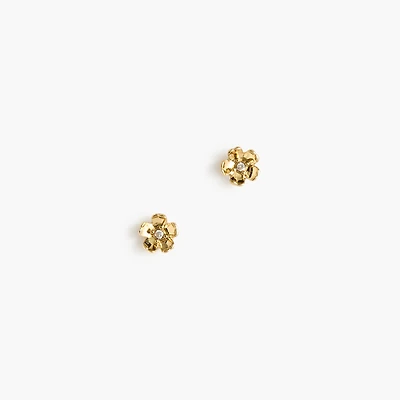 Floral stud earrings