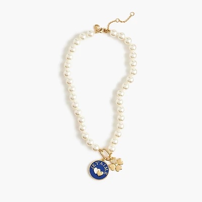Je t'aime pearl pendant necklace