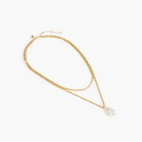 Layered pendant necklace