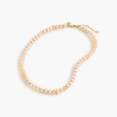 Oval beaded necklace