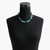Oval beaded necklace