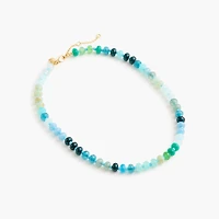 Oval beaded necklace