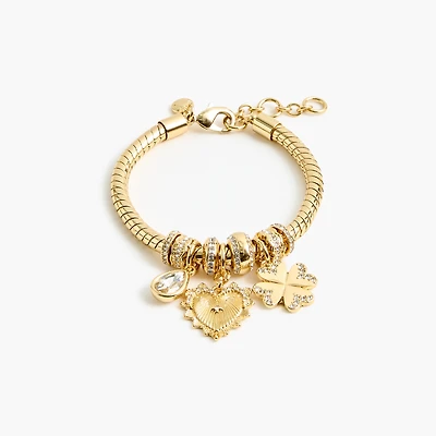 Mixed charms bracelet