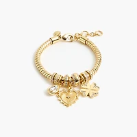 Mixed charms bracelet