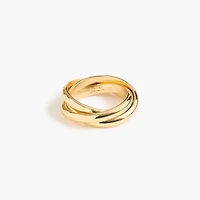 Gold trinity ring