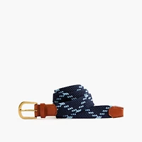 Zigzag-stitch rope belt