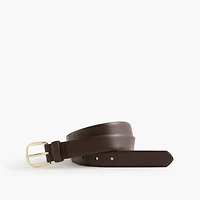 Pebbled leather belt