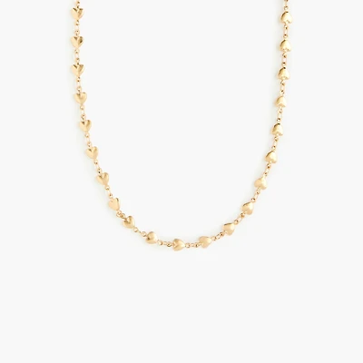 Girls' heart chain necklace