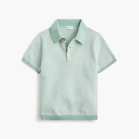 Boys' short-sleeve sweater-polo