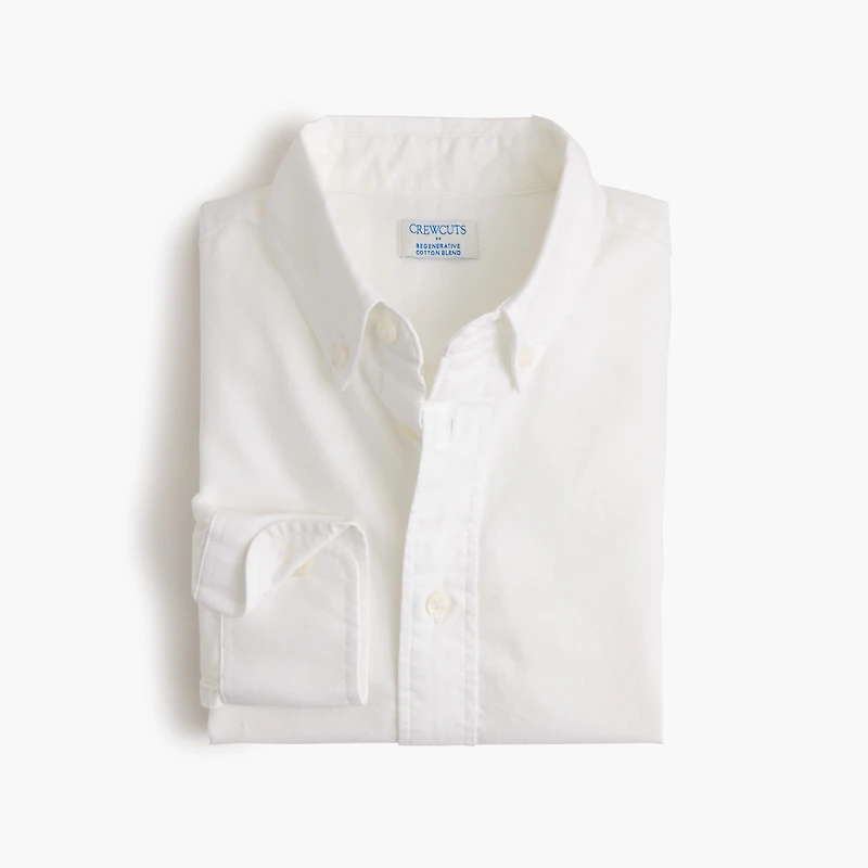 Boys' long-sleeve oxford shirt