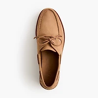 Sueded boat shoes