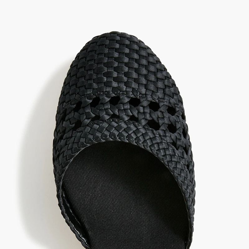 Crochet espadrille wedges