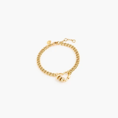 Heart carabiner bracelet