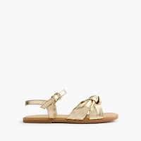 Girls' knotted sandals