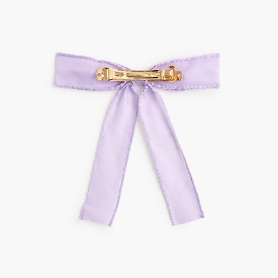 Girls' organza hair bow