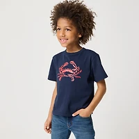 Crab graphic tee