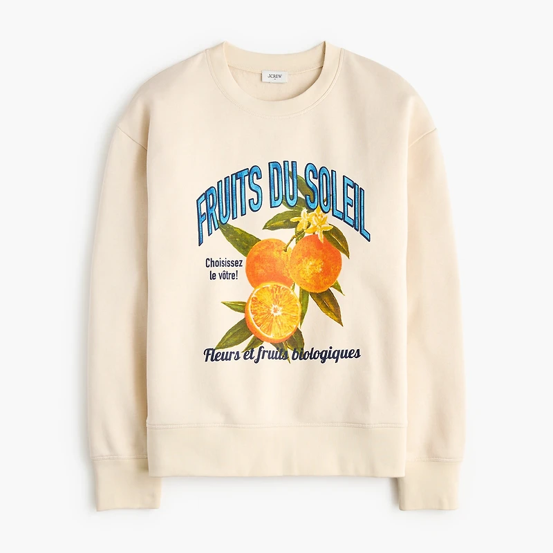 Fruits graphic sweatshirt