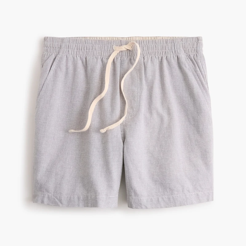 Linen-blend dock short
