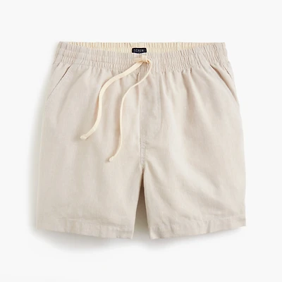 Linen-blend dock short