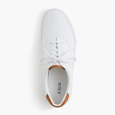 Canvas lace-up sneakers