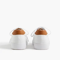 Canvas lace-up sneakers