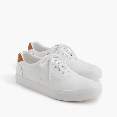 Canvas lace-up sneakers