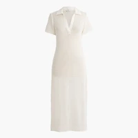 Collared crochet cover-up