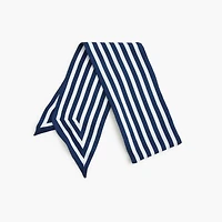 Silky skinny wrap scarf