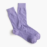 Purple microdot socks