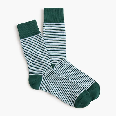 Multicolor microstriped socks
