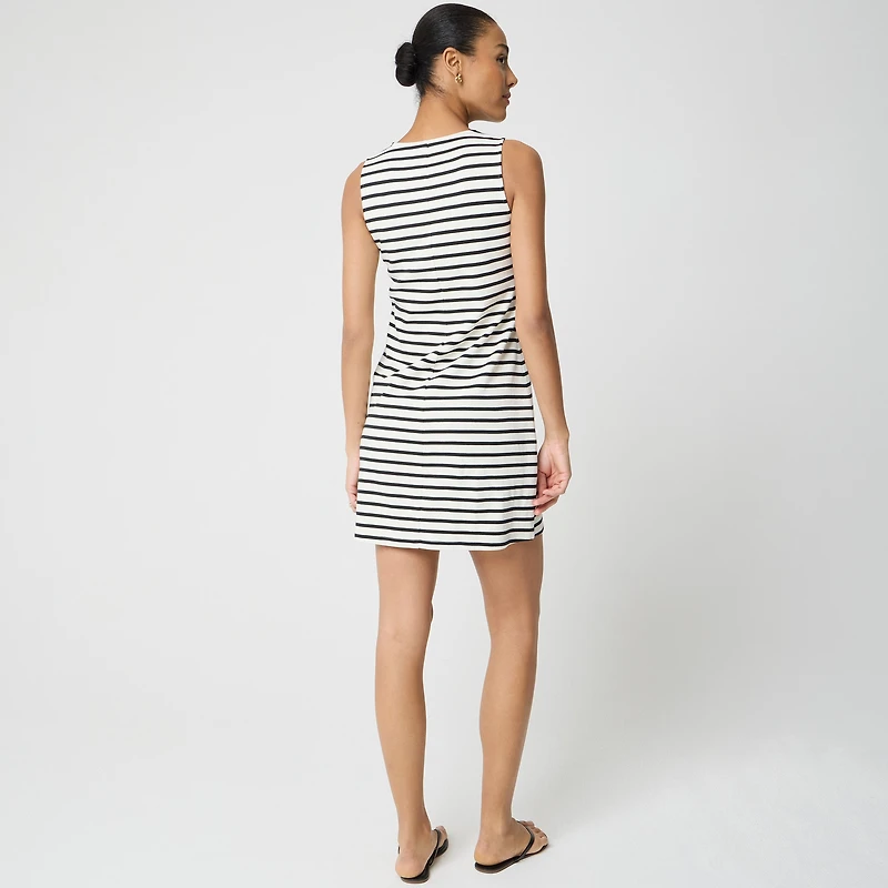 Striped Essential knit tank dress